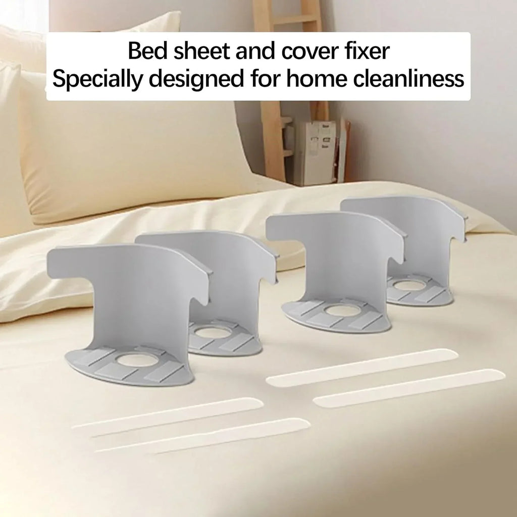 8/4Pcs Bed Corner Sheet Grippers Straps Heavy Duty Bedsheet Corner Tightener Clips Durable and Reliable Bed Sheet Grippers