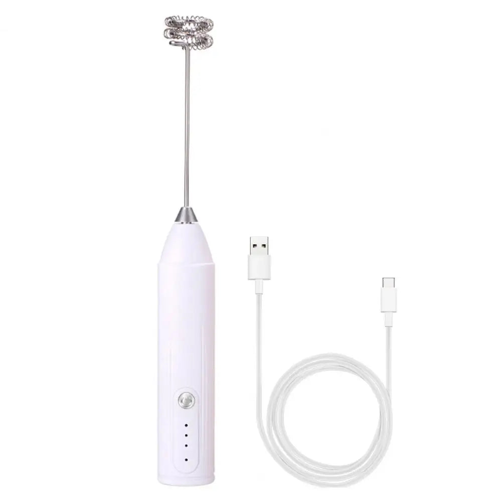 USB electric milk frother, handheld milk coffee machine, 3-speed