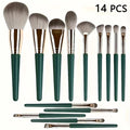 14pcs Soft Makeup Brush Set, Foundation Brush Loose Powder Eyeshadow