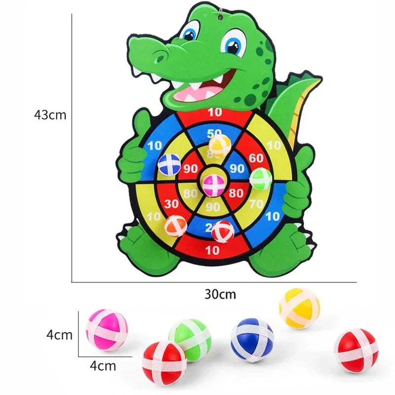 Educational Games Dart Board Baby Toy Stickey Ball Dart Indoor Sports