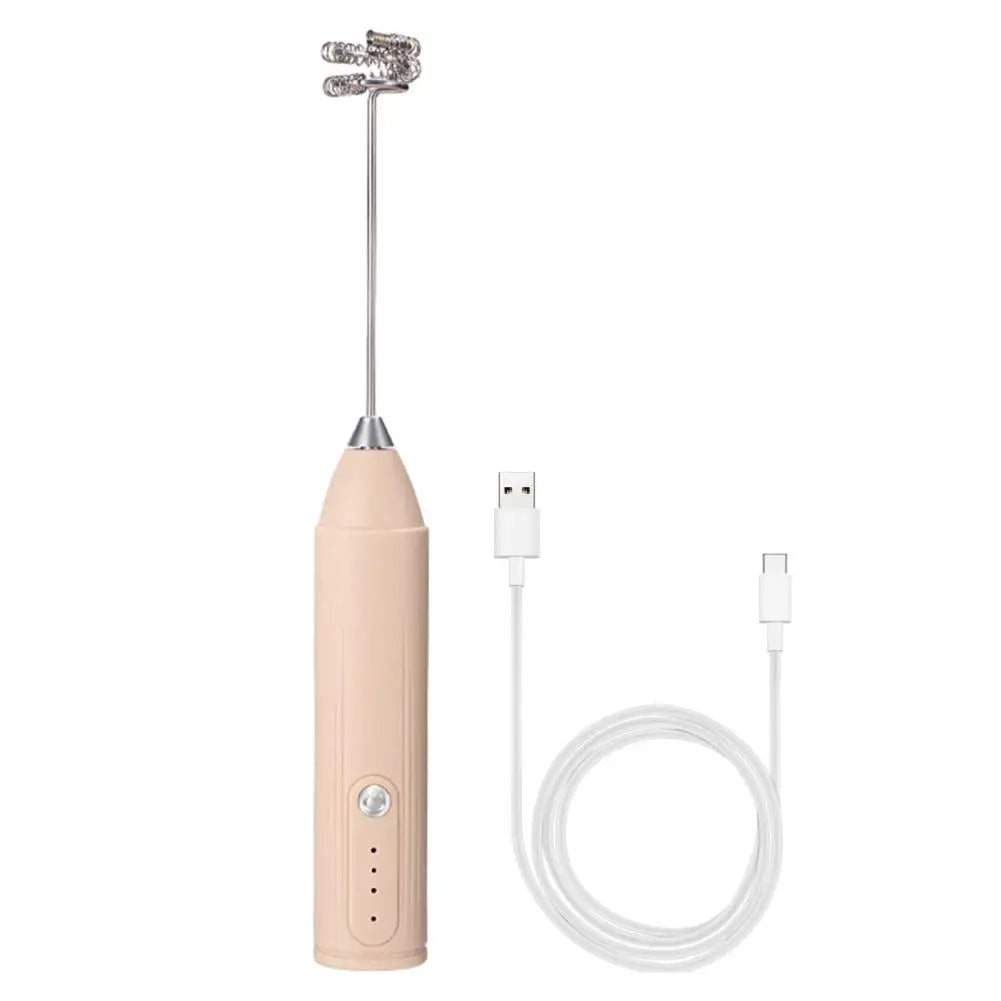 USB electric milk frother, handheld milk coffee machine, 3-speed