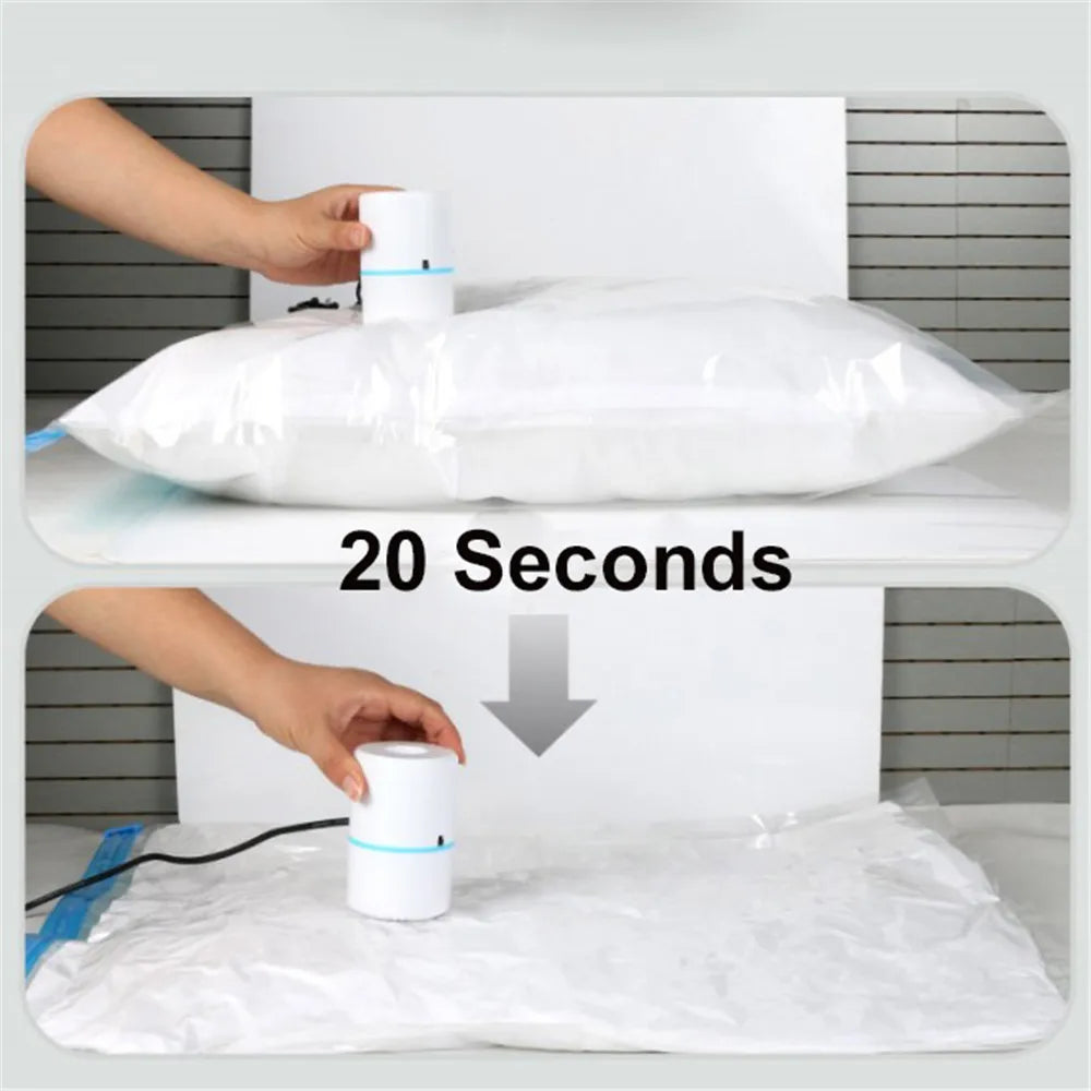 Compressed Bag Electric Pump Travel Vacuum Bag Pump Mini Vacuum Sealer