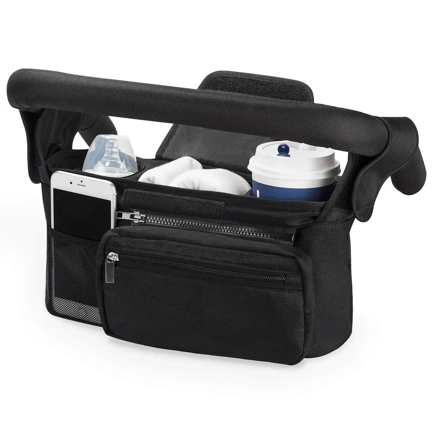 Baby Stroller Storage Large Capacity Travel Hanging Bag Mummy Bag Phone Bottle Holder Pram Diaper Bags Baby Stroller Accessories