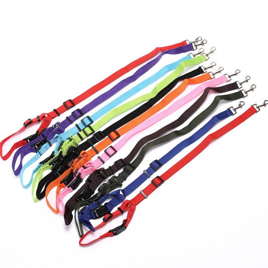Pet Car Seat Belt Dog Seat Belt Dog Leash Traction Belts Cushioning Elastic Safety Rope Outdoor Traction Rope Dog Products