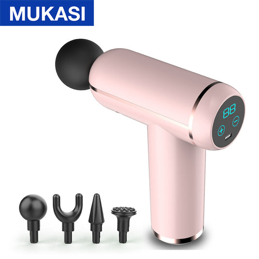 Massage Gun Portable Percussion Pistol Massager For Body Neck Deep Tissue Muscle Relaxation Gout Pain Relief